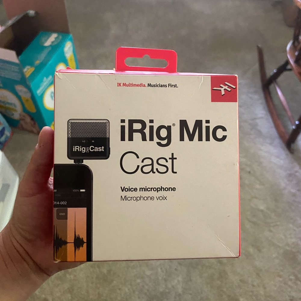 iRig casting mic includes stand table (voice microphone) Brand IK Multimedia